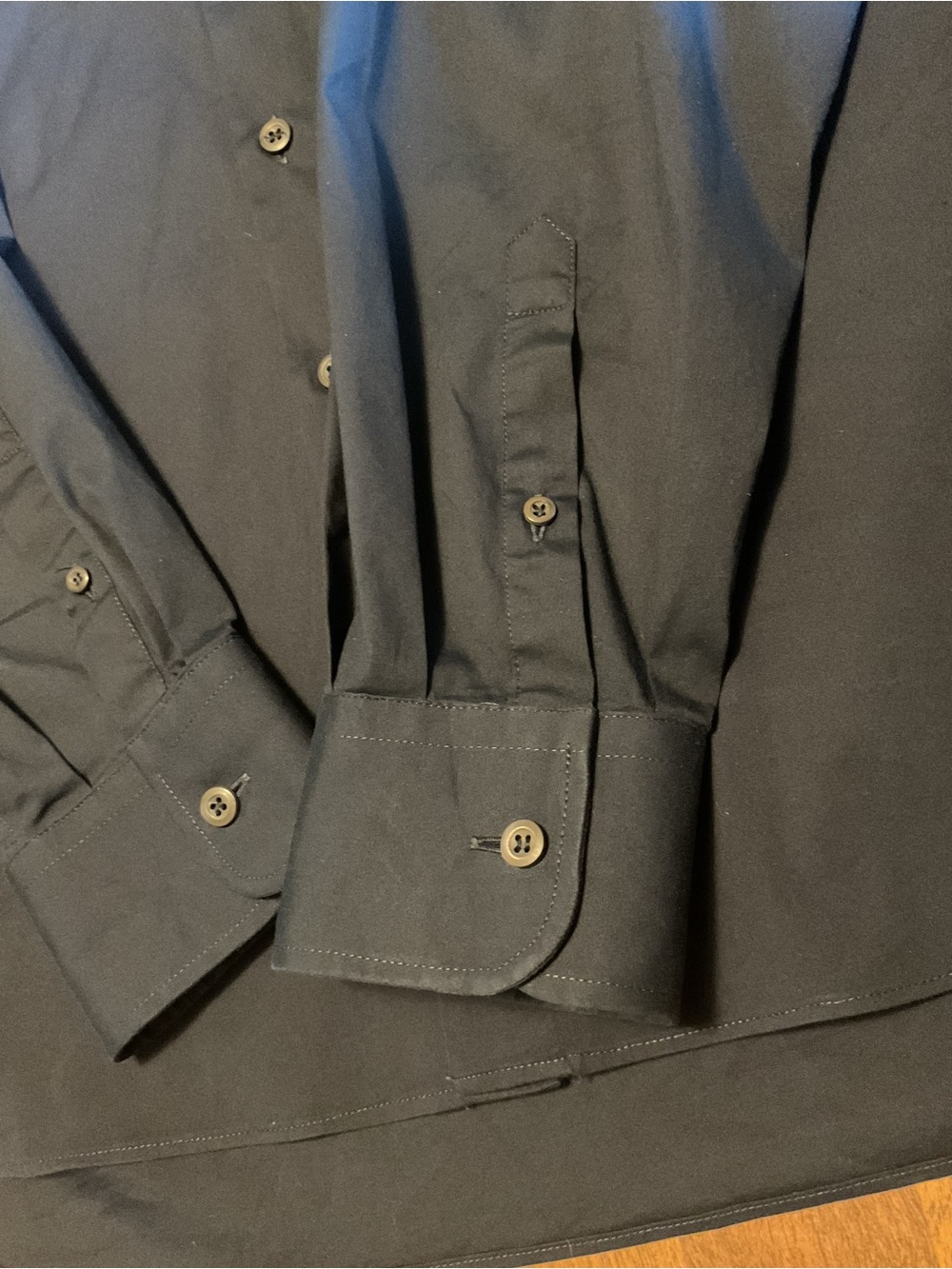 Prada Men's Dark Blue Dress Shirt - Picture 11 of 11